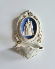 ancien Bénitier en Porcelaine