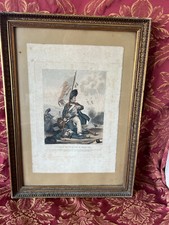 Gravure encadrée La Garde