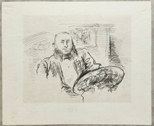 Dessin original encre de André DIGNIMONT illustration Octave MIRBEAU 1935