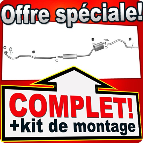 échappement pour daihatsu - pour,