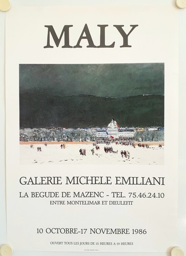 Affiche maly 1986 - affiche,