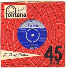 JOHNNY MATHIS "A CERTAIN SMILE" SP 1958 FONTANA 263 042