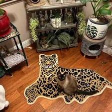 Tapis en fausse fourrure