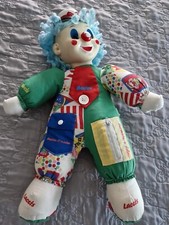 Ancienne Poupée Clown Vert  45 Cm
