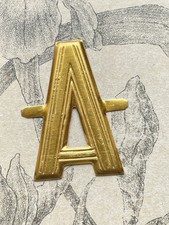 Ancienne lettre métal - lettre,