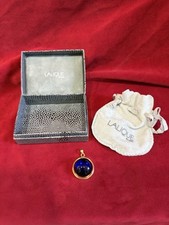 Pendentif Lalique Cabochon Bleu