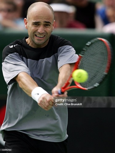 Shirt tennis nike andré - shirt,