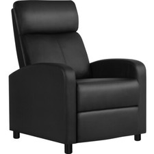  Fauteuil Inclinable Fauteuil de Relaxation en Similicuir Fauteuil de Salon