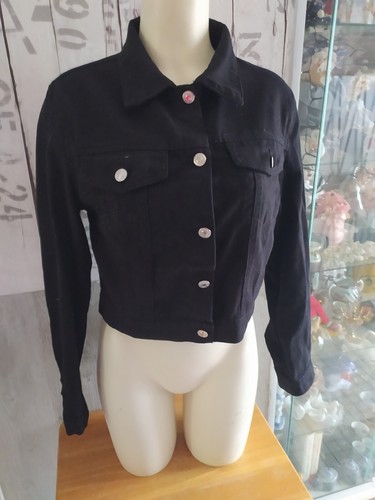 Blouson jeans noir shein - blouson,