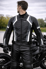 Rksports Veste De Moto En Cuir