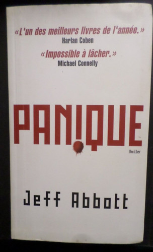 Livre jeff abbott panique - jeff,