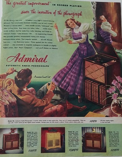 1948 admiral model 73 - 1948, 65-64