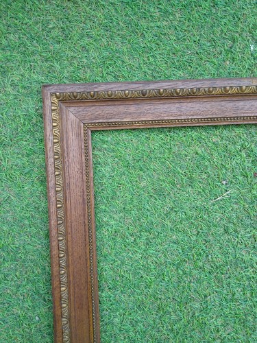 Ancien grand cadre - ancien, bois