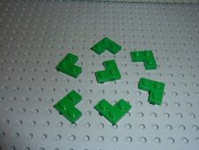 7 x LEGO Green Plate 2x2