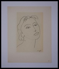 Henri MATISSE : Portrait Jeune