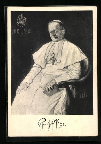 Pape pie en soutane - pie, xi.