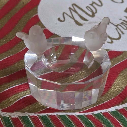 Baguier cristal oiseaux - cristal, 2