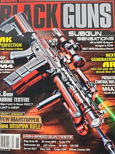 Black guns magazine krebs - black,
