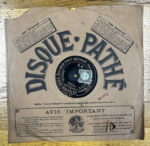 Disques pathe centre - disques,