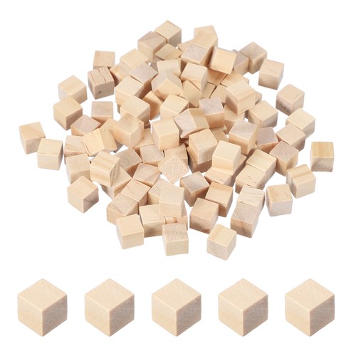 100 pcs blocs bois - pcs, en