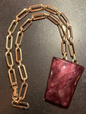 Rare Médaillon Pendentif ancien Signé Limoges?? Émaillée Vintage  French Antique