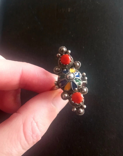 Bague berbère kabyle 7mm - bague,