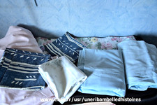 2 drap housse 140 + 1 drap housse 90 +3  taies oreiller + 1 taie traversin,