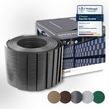 Bande de protection visuelle QUEST double barreaux PVC clôture brise-vue...