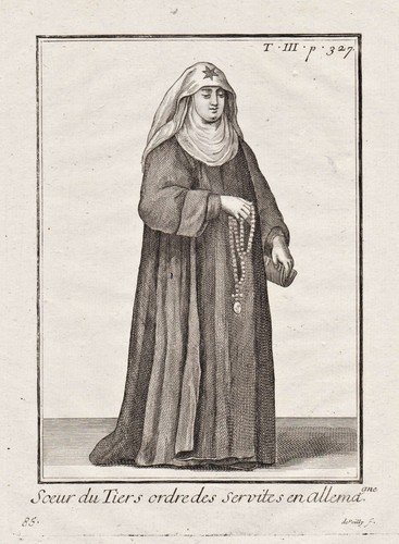 Costume nonne servite en - costume, de