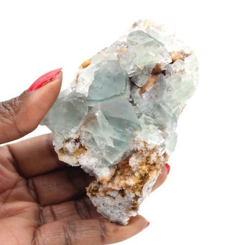 Fluorite verte sur gangue - ,