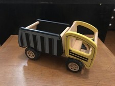 Camion Benne Jouet Bois Pintoy 23cm Chantier