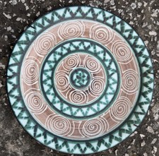 Rare Assiette À Décor