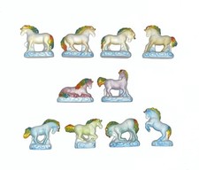 Série complète de 10 fèves