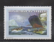 Sénégal 1999 - Mi. 1773   300 F Titanic Evacuation du bateau Neuf ** MNH RARE