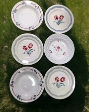 6 Assiettes Digoin St Amand