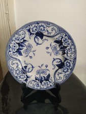 Creil et Montereau assiette Flora 19 ème Très bon état