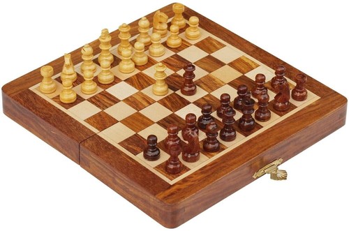 Jeu échecs pliable poche - d'échecs,