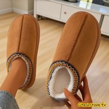 Pantoufles Hiver Femme Homme