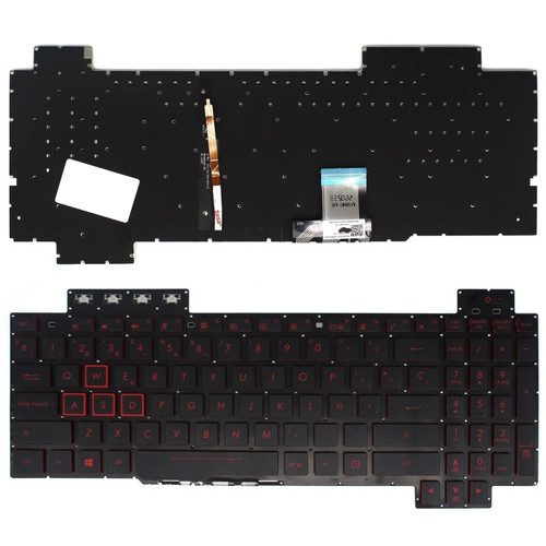 Clavier rétro éclairé pour - rétro-éclairé,