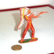 FIGURINE  REAMSA  -  GUERRIER INDIEN / CHEF INDIEN AVEC FUSIL