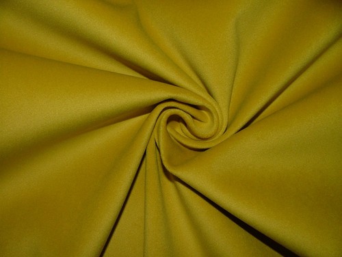 Tissu velours ignifuge - ignifuge, jaune