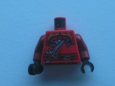 LEGO Red Torso Ninjago Wrap Belt Gold Lion 973pb1030c01 Minifig njo032 Set 9449