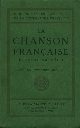 Livre ancien chanson - livre,