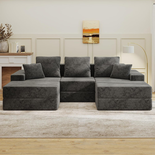 Modern shaped dark grey - modern,