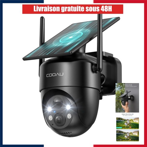 Caméra surveillance cooau - caméra,