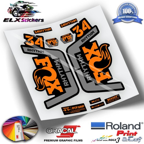 Autocollants fourche fox 34 - fourche,