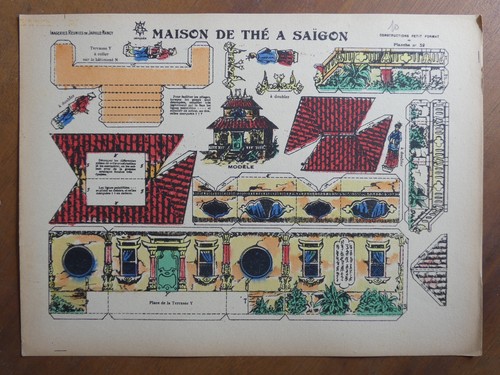 Maquette papier maison - papier,