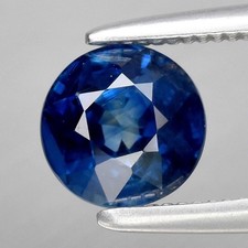 Pierre précieuse saphir bleu