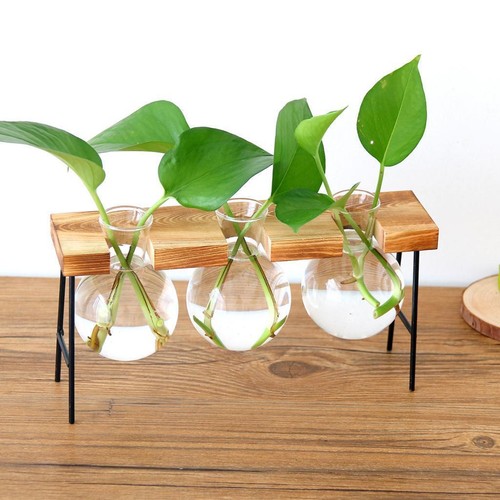 Vases verre avec support - avec,