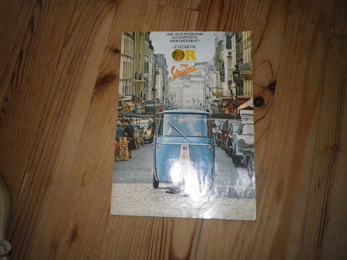 Vespa triporteur rare - vespa,